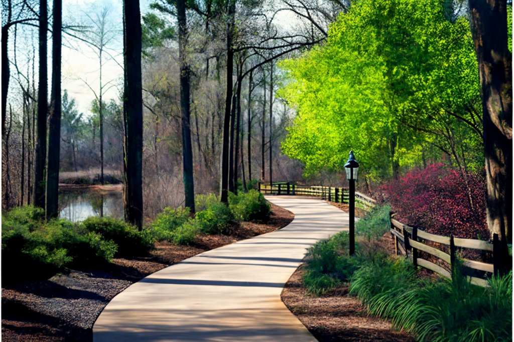Swamp Rabbit Trail in Greenville County